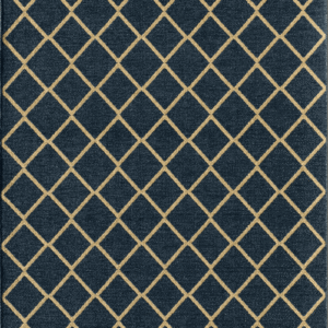 Alfombra Hadley Imperial Navy Gold 53x70 - Zonamuebles