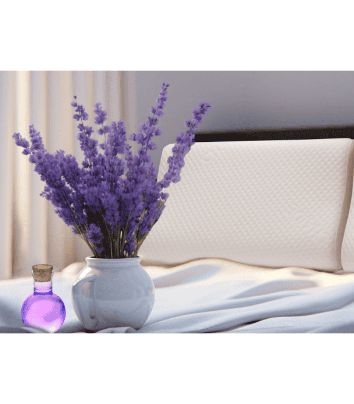 ALMOHADA CERVICAL MEMORY FOAM AROMA LAVANDA - Imagen 2