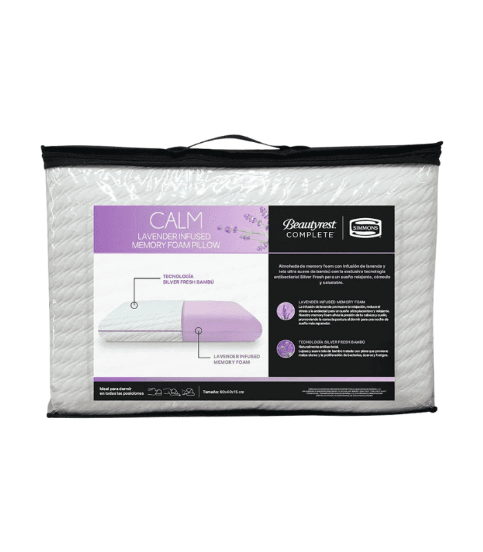 Almohada Calm Lavender Infused - Zonamuebles