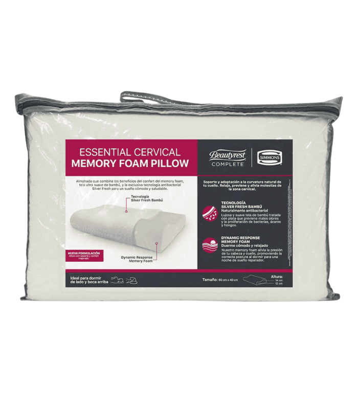 Almohada Beautyrest Essential Ergonómica - Zonamuebles