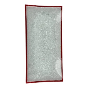 Bandeja de vidrio navideña de 33.2 cm para servir en Navidad – Zona Muebles