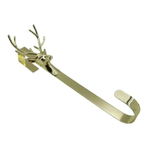 Colgador de corona navideña de metal, 37.2 cm, para puerta – Zona Muebles