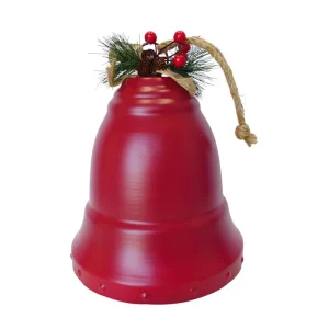 Campana decorativa navideña de hierro para decoración de temporada – Zona Muebles