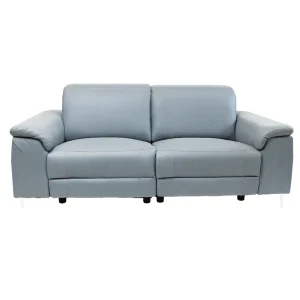 RECLINABLE ELÉCTRICO TRIPLE BRICKELL GRIS OSCURO