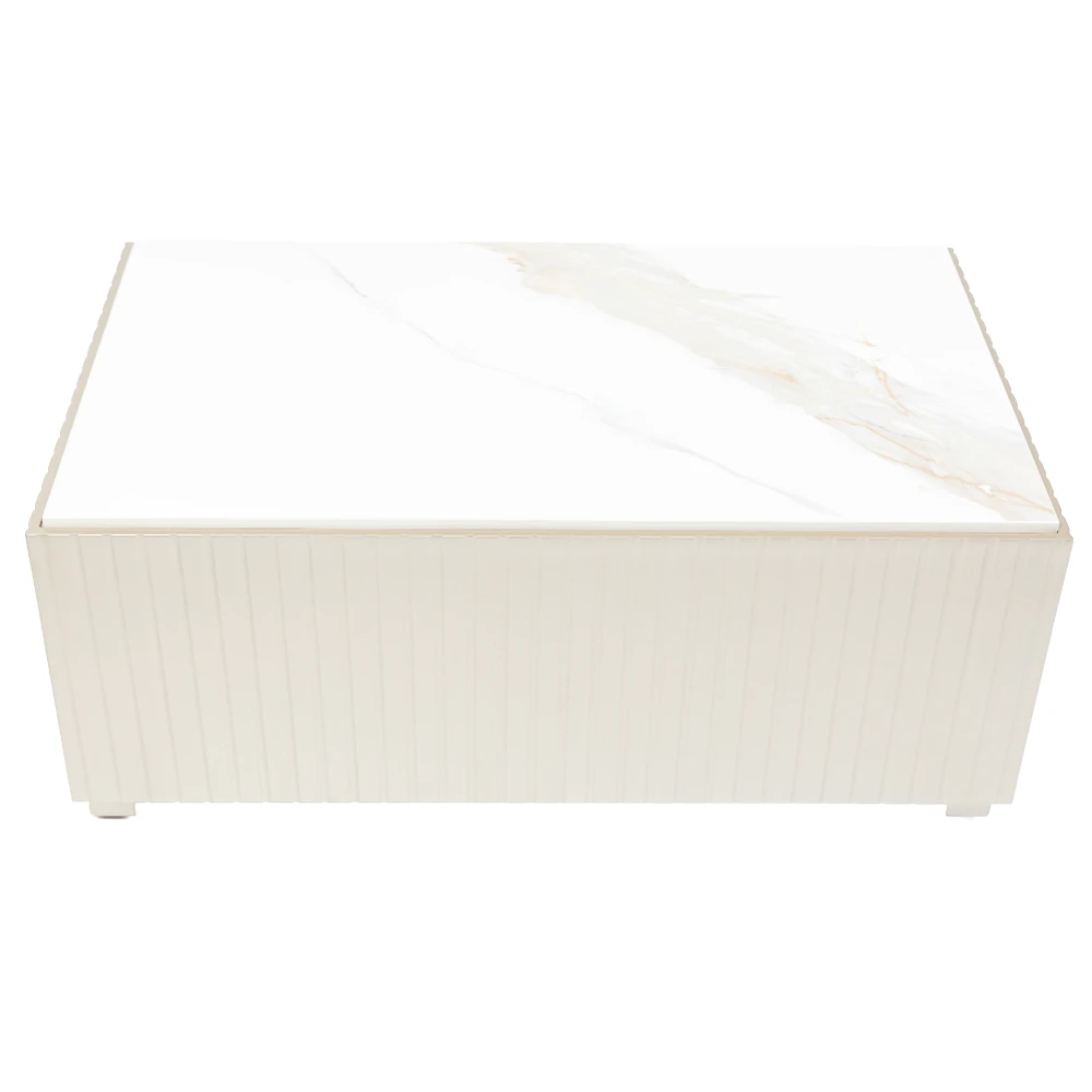 MESA DE CENTRO MADRID RECTANGULAR CON PIEDRA SINTERIZADA - Imagen 2