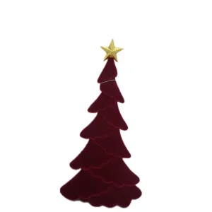 ÁRBOL 45CM 18" BURGUNDY