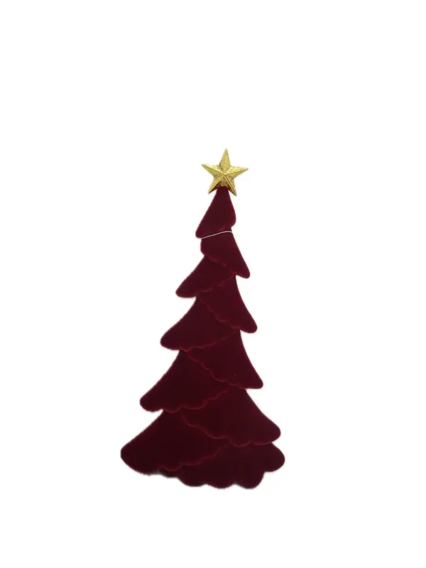 ÁRBOL 45CM 18" BURGUNDY